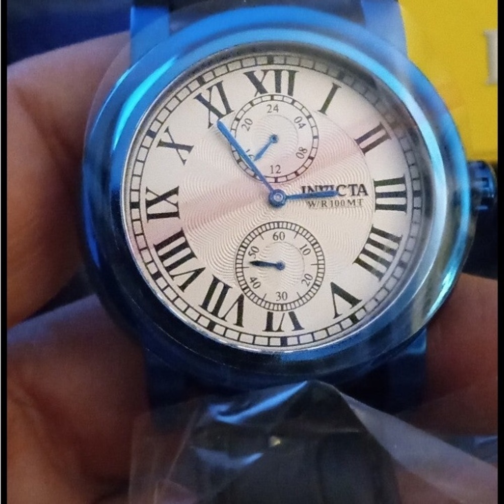 Invicta 46mm I-Force Quartz Blue/Black Men’s watch new battery